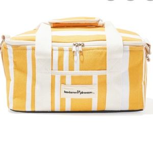 Yellow Stripe Cooler Bag